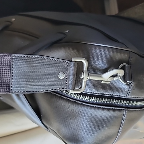 Jack Spade Textured Leather Weekender Duffle - Extra Large - Picture 5 of 16